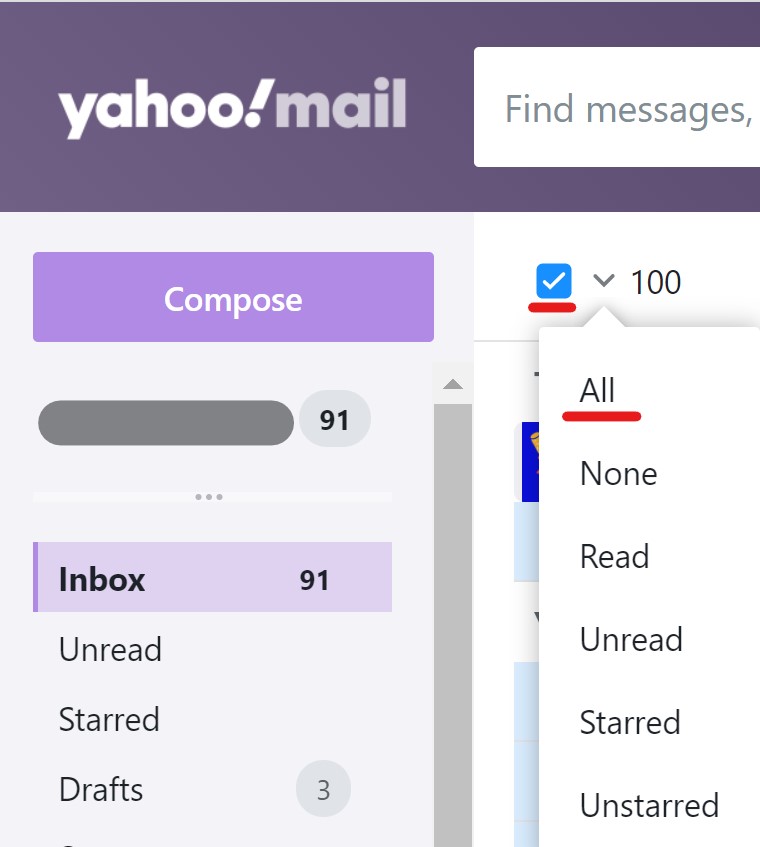 Quick guide How to delete emails from Yahoo ? Cleanfox