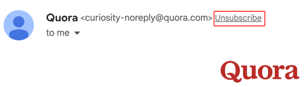 How to Unsubscribe From Quora Emails